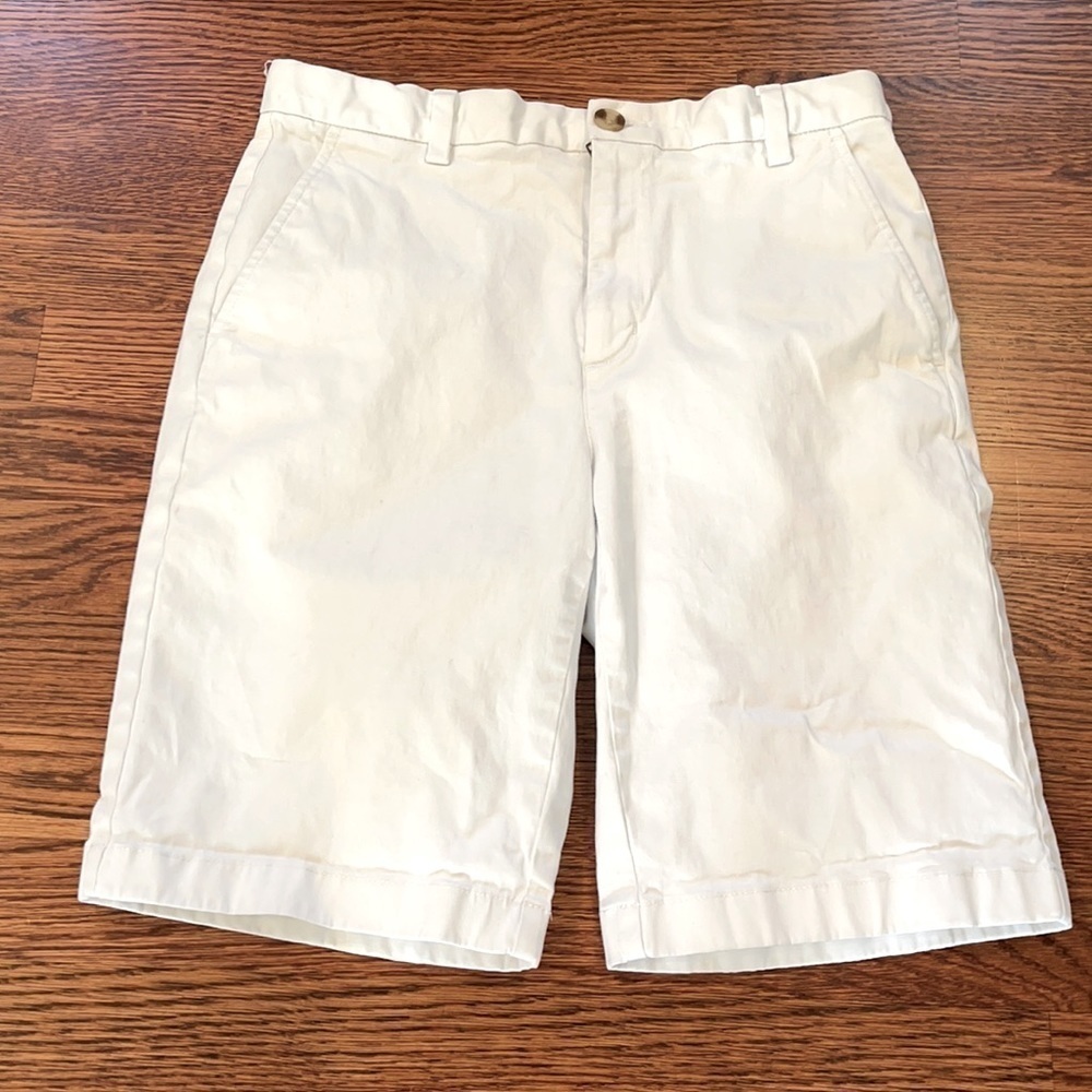 kid’s Vineyard Vines Sz 18 Chino White Shorts